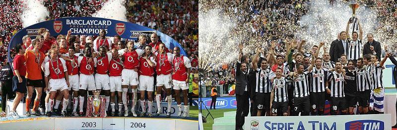 Team comparison – The Invincibles: Arsenal 2003-04 vs Juventus 2011-12 –  Back Page Football